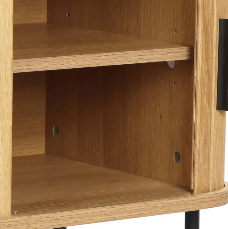 Beistelltisch Nachtkommode mit Schiebetüren - Barnetta