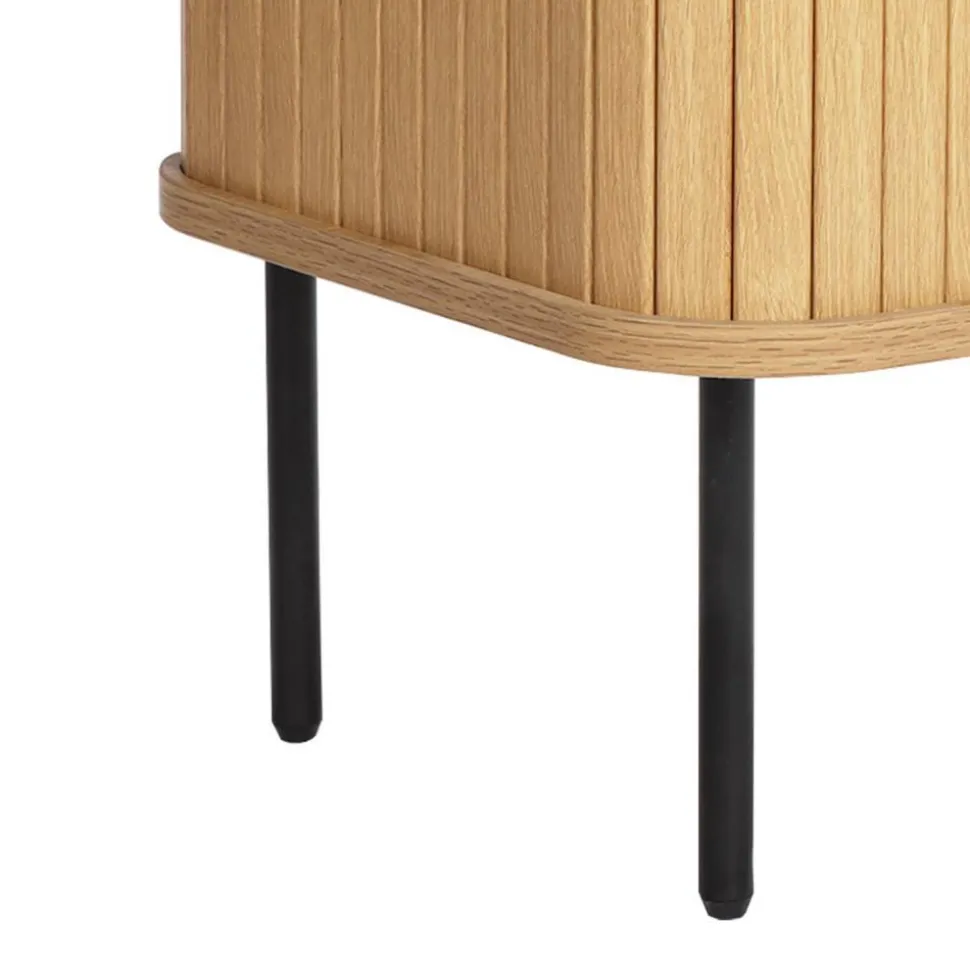 Beistelltisch Nachtkommode mit Schiebetüren - Barnetta