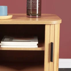 Beistelltisch Nachtkommode mit Schiebetüren - Barnetta