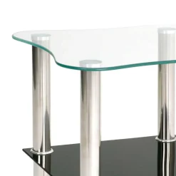 Beistelltisch Namira in Edelstahl-Optik