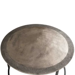 Beistelltische in Nickel Antik - Robot (zweiteilig)