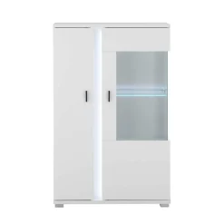 Beleuchteter Vitrinenschrank 125 cm hoch - Tirol