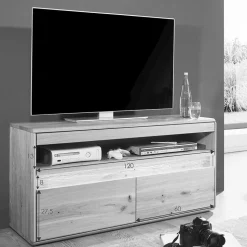 Beleuchtetes TV Element aus massiver Wildeiche - Acmida