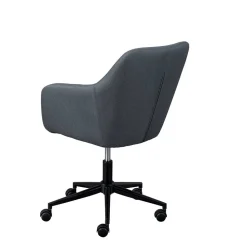 Bequemer Büro Polsterstuhl in Grau Stoff - Jayant