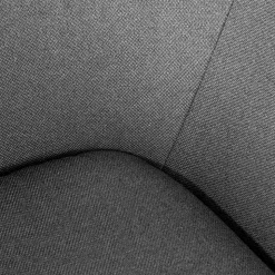 Bequemer Büro Polsterstuhl in Grau Stoff - Jayant