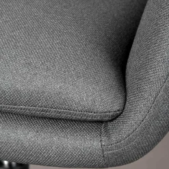 Bequemer Büro Polsterstuhl in Grau Stoff - Jayant