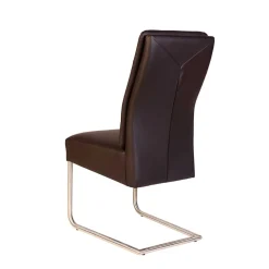 Bequemer Polsterstuhl in Braun - Rick (2er Set)