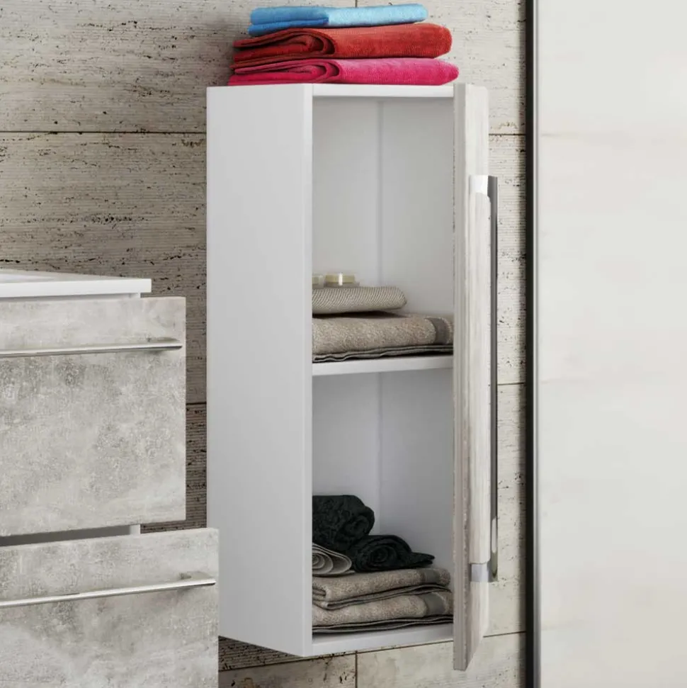 Betonoptik Badezimmermöbel Set - Salvadore (vierteilig)