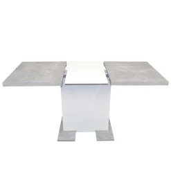 Betonoptik Säulentisch & Freischwinger - Gates (fünfteilig)