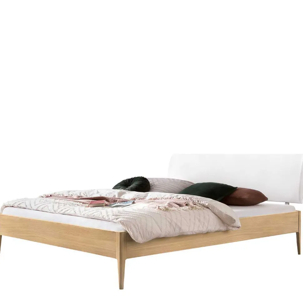 Bett aus Eiche Massivholz Hell - Croatia