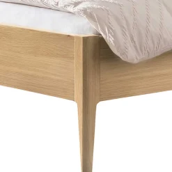 Bett aus Eiche Massivholz Hell - Croatia