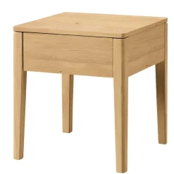 Bett aus Massivholz Eiche Hell - Borna