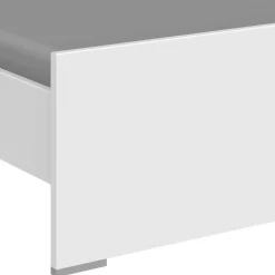 Bett in Weiß mit Dunkelgrau - Tamba