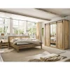 Bett mit Nachtkonsolen & Schrank - Naiavio (vierteilig)