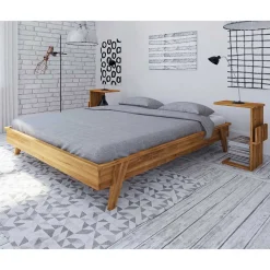 Bett ohne Kopfteil & Nachttische - Hardus (dreiteilig)