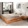 Bett ohne Kopfteil aus Kernbuche Massivholz - Bracco