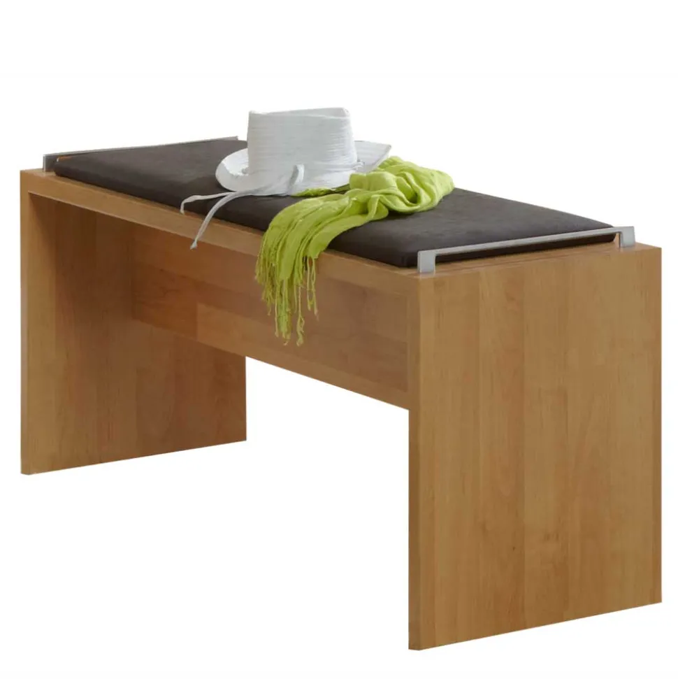 Bettbank Bordeaux in Erle Holzoptik