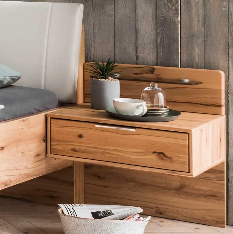 Bettgestell & Nachtkommoden Set - Krofun (dreiteilig)