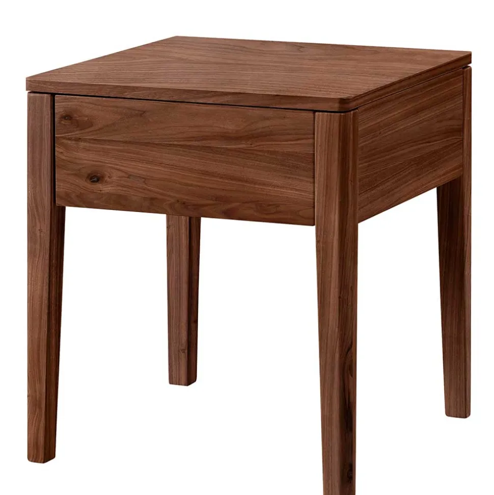 Bettgestell in 140x200 aus Nussbaum Massivholz - Vaslui