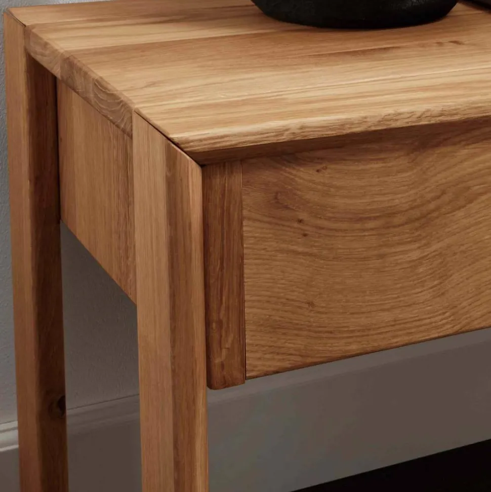 Bettgestell und Nachtkommoden aus Holz - Waving (dreiteilig)