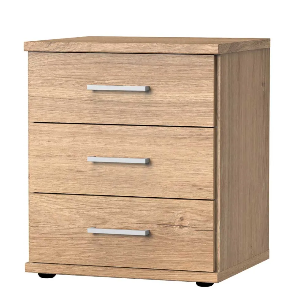 Bettkommode in Eiche Nachbildung - Osicria