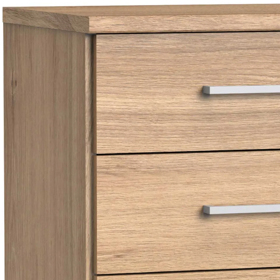 Bettkommode in Eiche Nachbildung - Osicria