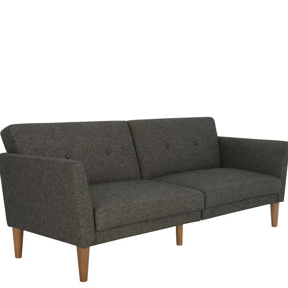 Bettsofa in Grau und Natur - Emiria