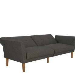 Bettsofa in Grau und Natur - Emiria