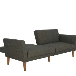 Bettsofa in Grau und Natur - Emiria