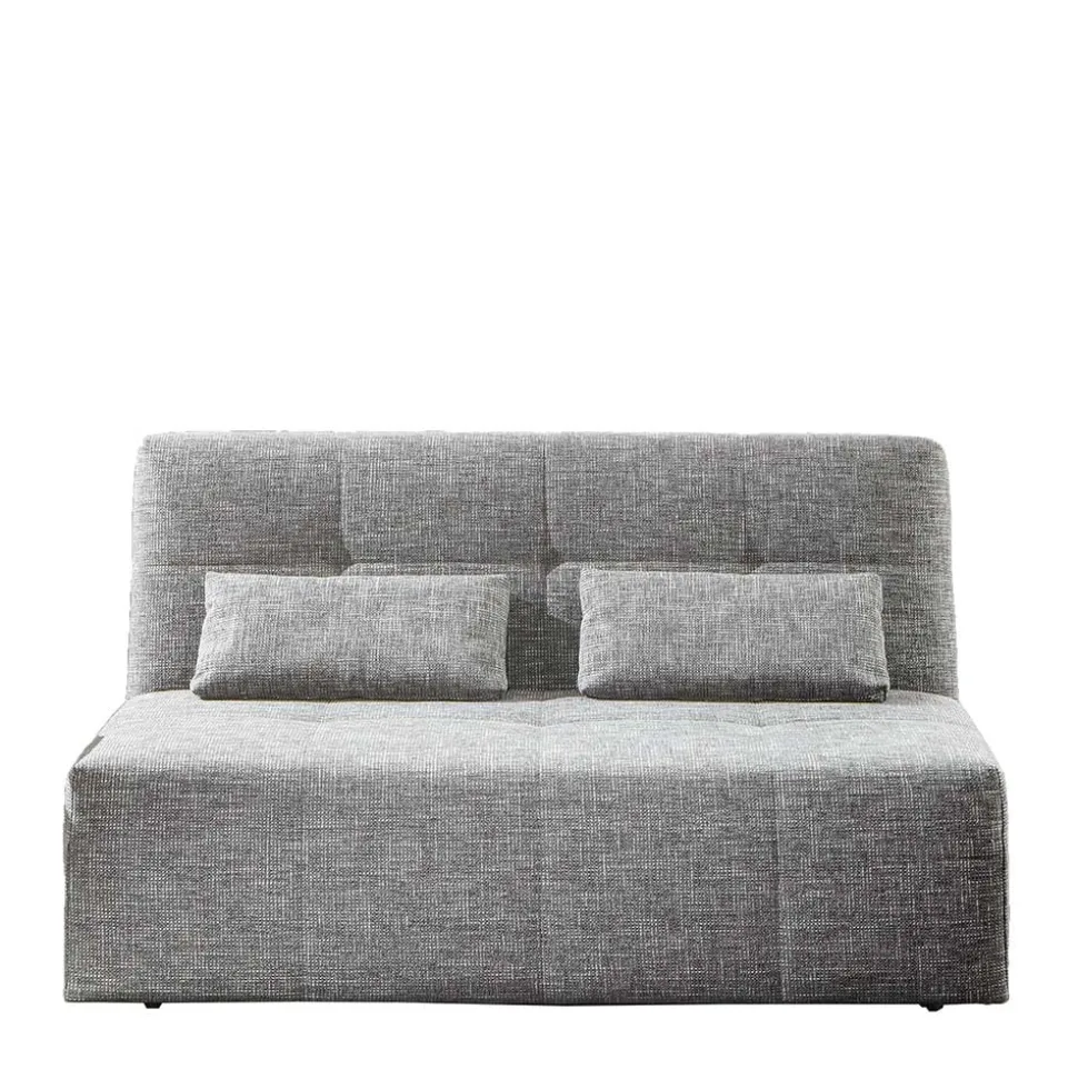 Bettsofa zum Ausklappen in hellem Silbergrau - Tropez