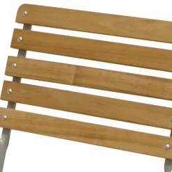 Biergarten Gartengarnitur aus Robinie & Stahl - Haita (fünfteilig)