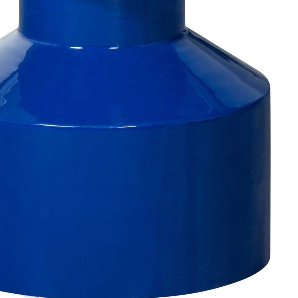 Blauer Beistelltisch im Hantel Design - Glorious