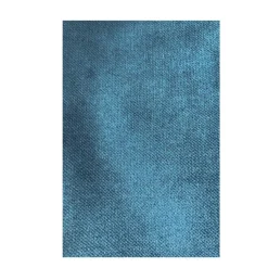 Blauer Samt-Sessel Cumagon im Retrostil