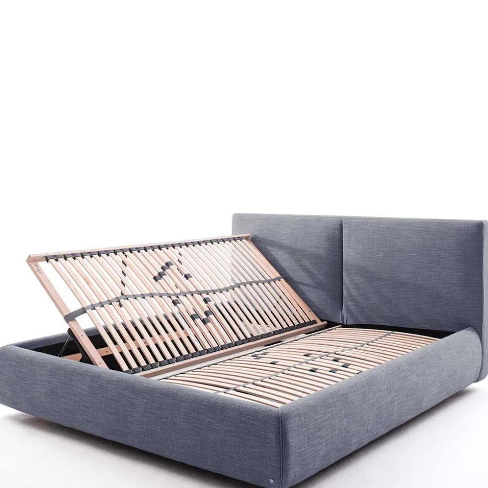 Blaues Komplettbett mit Bettkasten - Enjadara