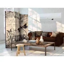 Blickdichter Paravent mit Vintage Motiv - Havanna