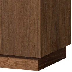 Blumensäule in Nussbaum Braun mit Furnier - Electra