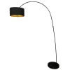 Bogenlampe in Schwarz & Gold - Tamya