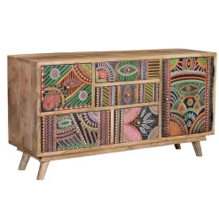 Boho Style Kommode handbemalt - Winner