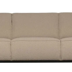 Boucle Couch 3er in Beige & Schwarz - Drike