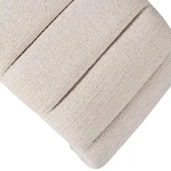 Boucle Design Bank in Beigegrau - Porian
