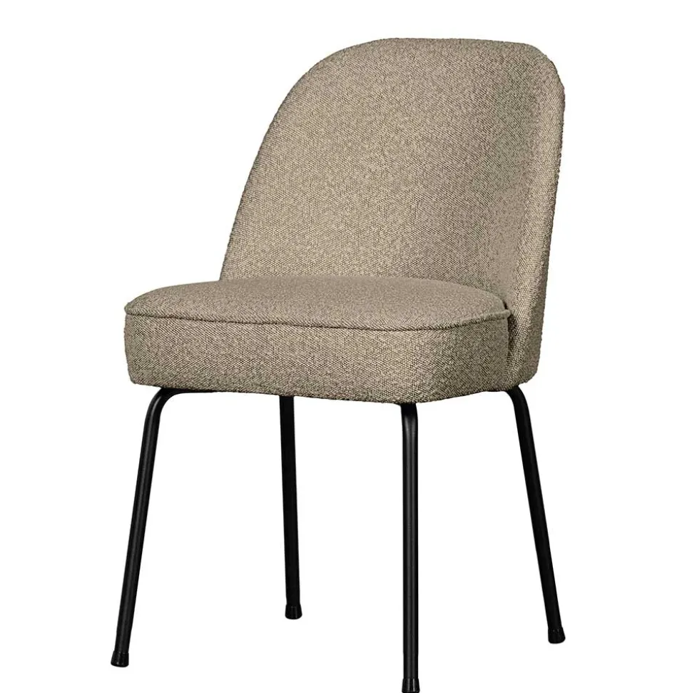 Boucle Polsterstühle in Beige - Laderla (2er Set)