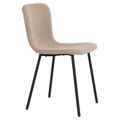 Boucle Stühle in Beige - Menoria (2er Set)