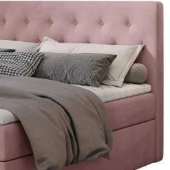 Boxbett in Altrosa - matter Samt - Fernand