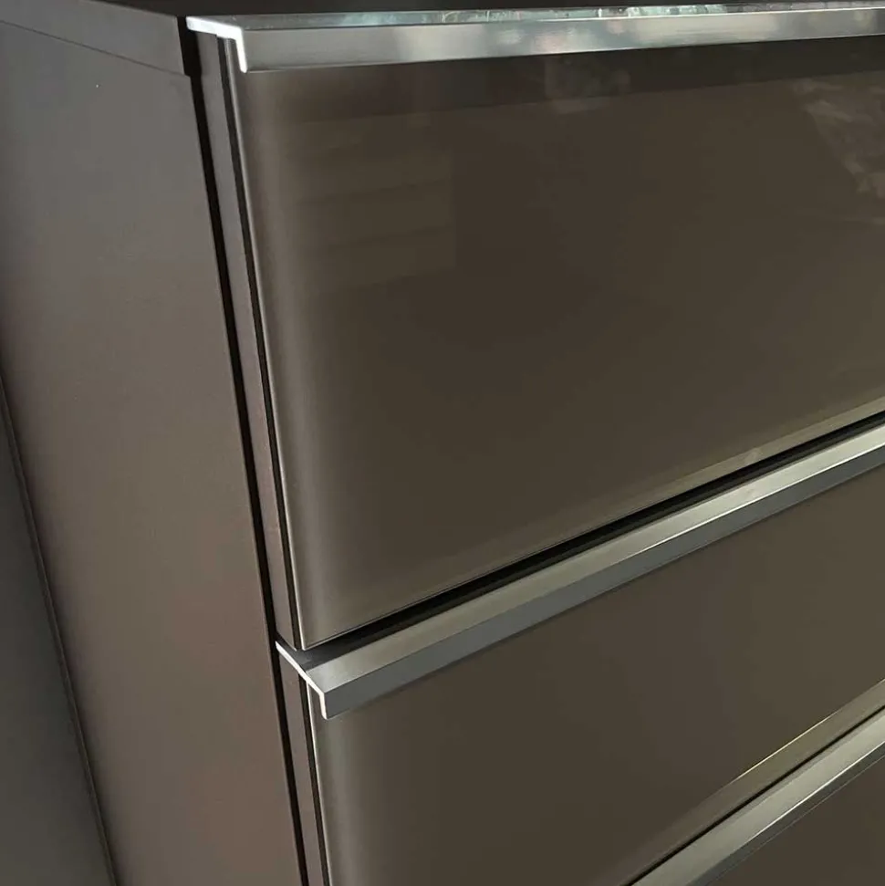 Braune Kommode mit 149 cm Breite - Madita