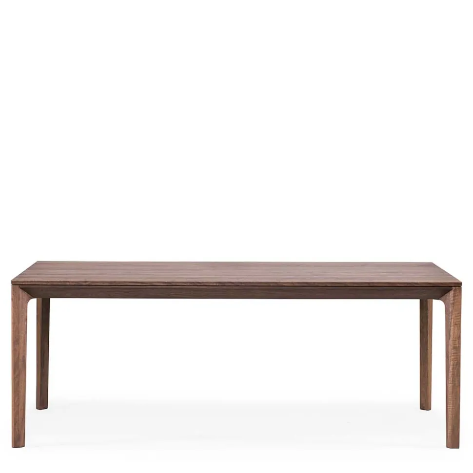 Brauner Esszimmertisch aus Nussbaum Holz - Caceres