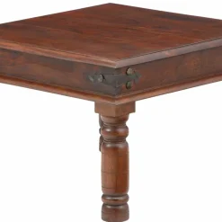 Brauner Kolonialstil Couchtisch 60x60 oder 120x75 - Meho