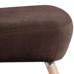 Brauner Wohnzimmersessel aus Velours - Hippa