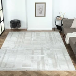 Brücke Teppich mit modernem Muster - Metrian