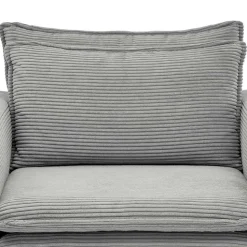 Breitcord Sessel in Hellgrau - Tessina