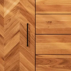 Breite Kommode mit vier Schubladen & Tür - Kerfa